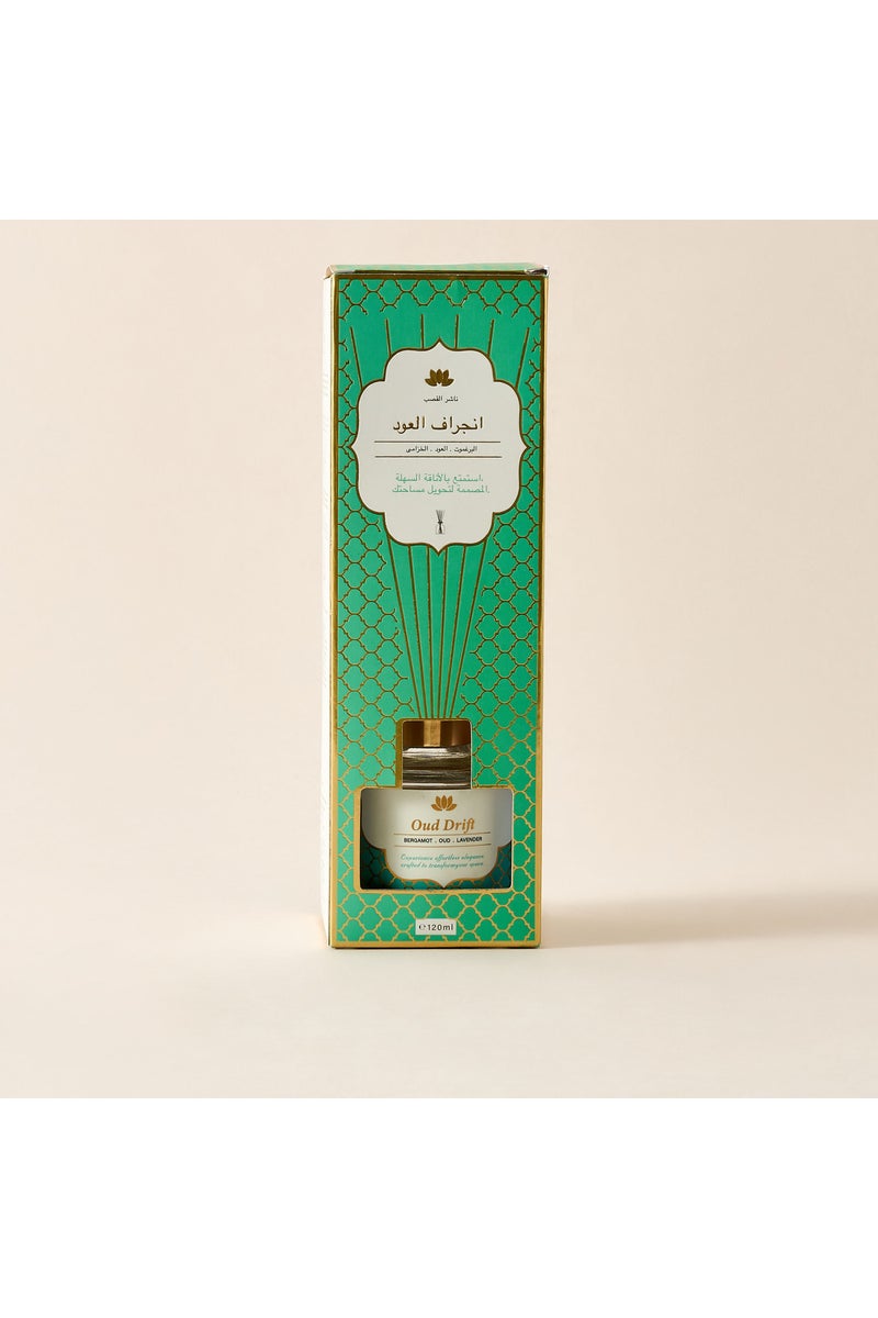 Golden Souk Oud Drift Scented Reed Diffuser Set - 120 ml - Image 4